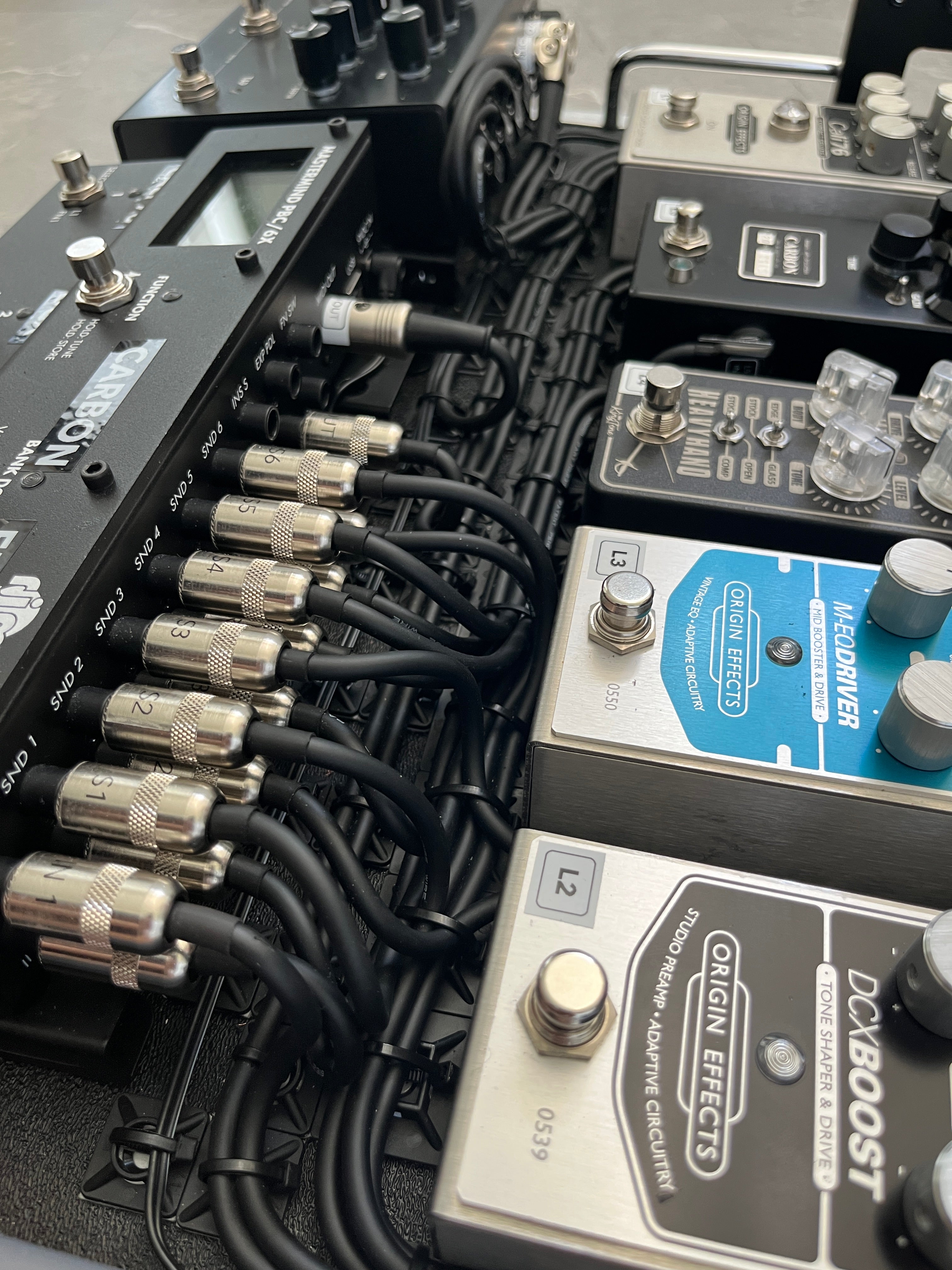 RJM Music Technology PBC-6X Pedalboard Setup Portfolio Gallery